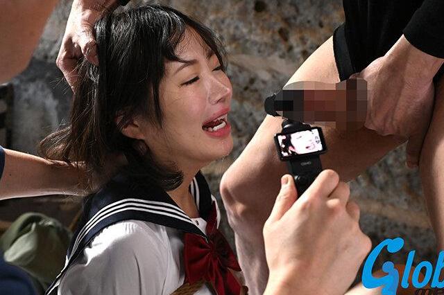 蔵緊縛監禁女子校生が縄蝋燭凌辱3P…絶望メス堕ち輪姦アクメ！