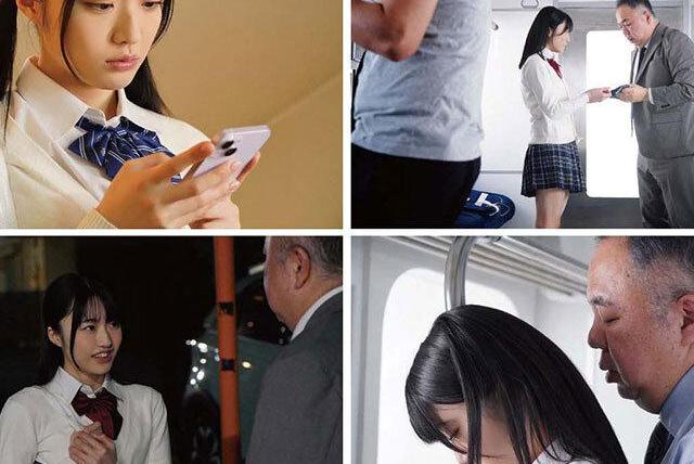 初心JKが粘着痴漢の餌食に…学校電車でイカされ輪姦絶頂の羞恥快楽にハマる♡